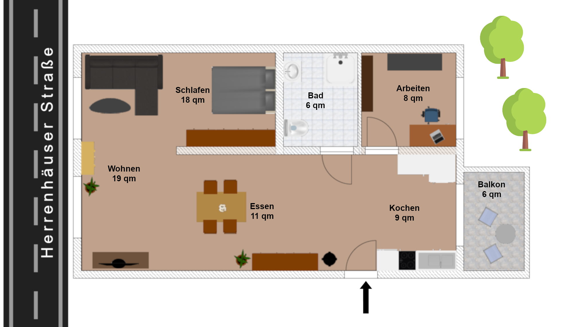Grundriss Erdgeschoss