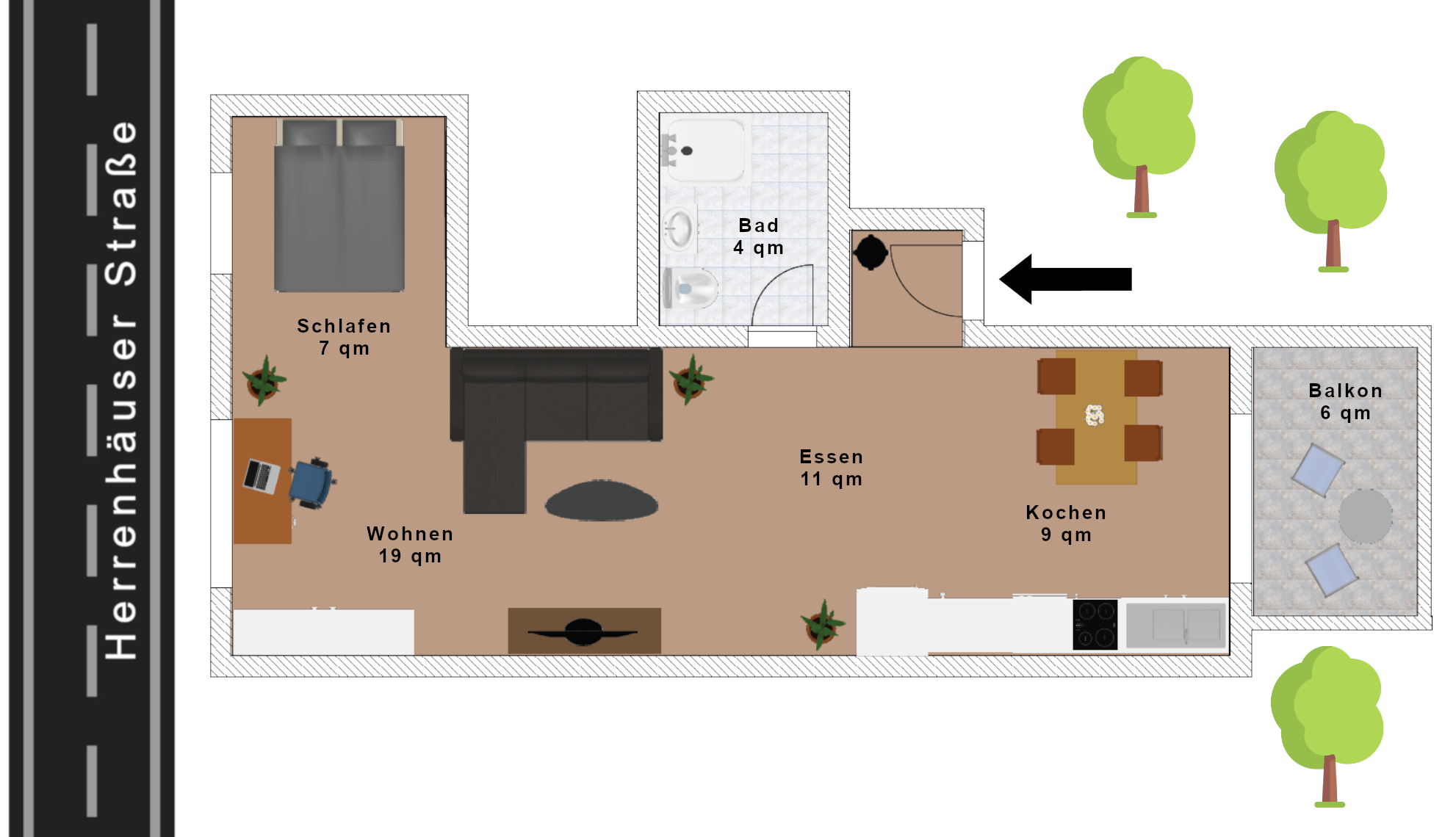Grundriss 1. OG links
