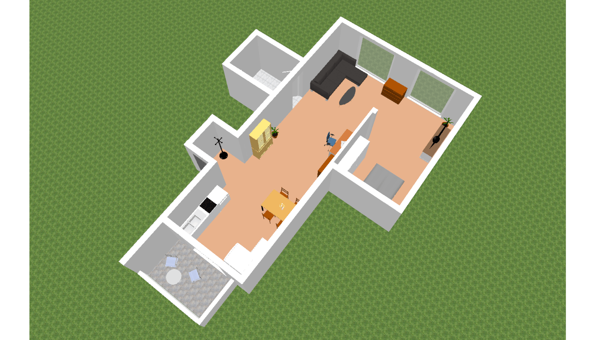 3D-Ansicht 1 2. OG rechts