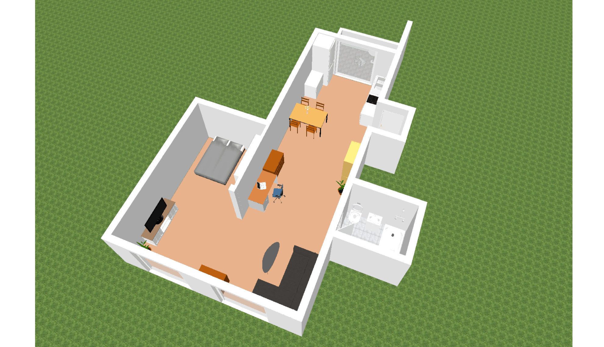 3D-Ansicht 2 2. OG rechts